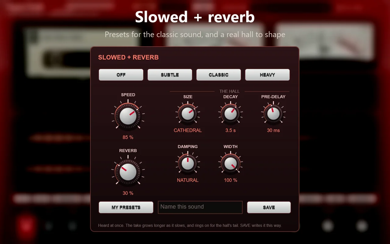 Slowed + reverb